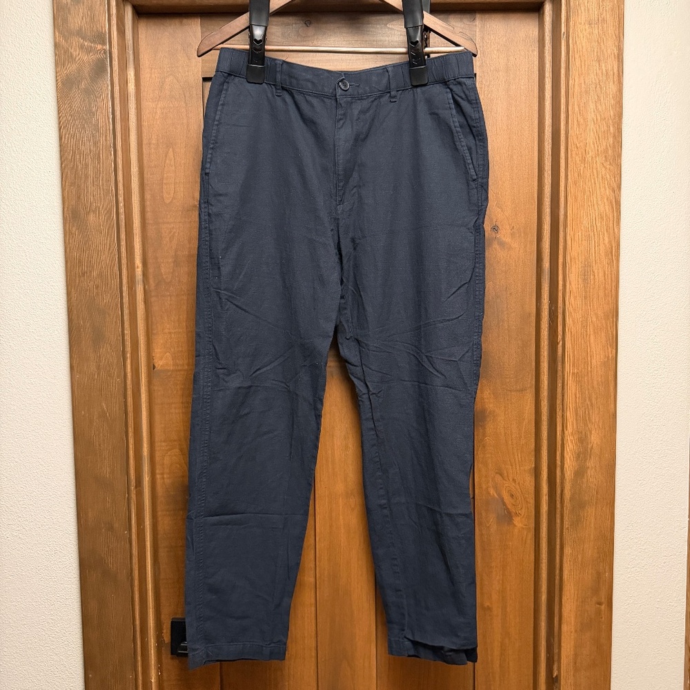 UNIQLO Linen Blend Easy Ankle Pants, Men's